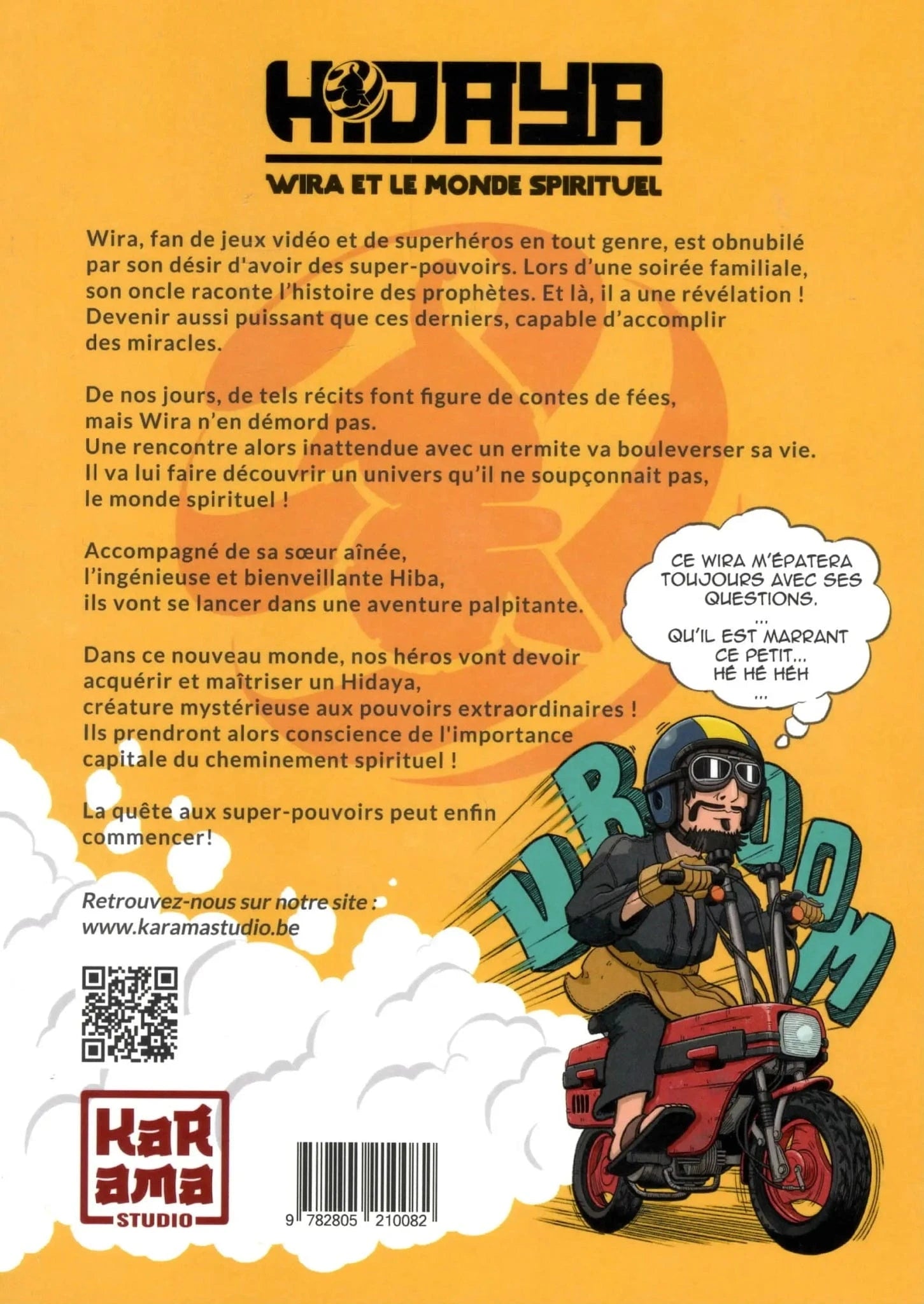 Hidaya (Tome 1) – Wira et le monde spirituel Karama Studio Manga Livre Islam Enfant 9782805210082 Librairie Musulmane Al-imen