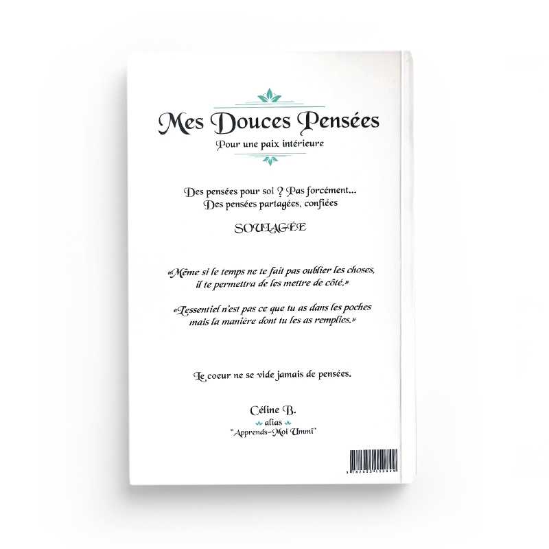 Mes douces pensées par Celine B - Éditions Nour Nour Livre > Islam > Foi et Spiritualité 9782955150849 Librairie Musulmane Al-imen