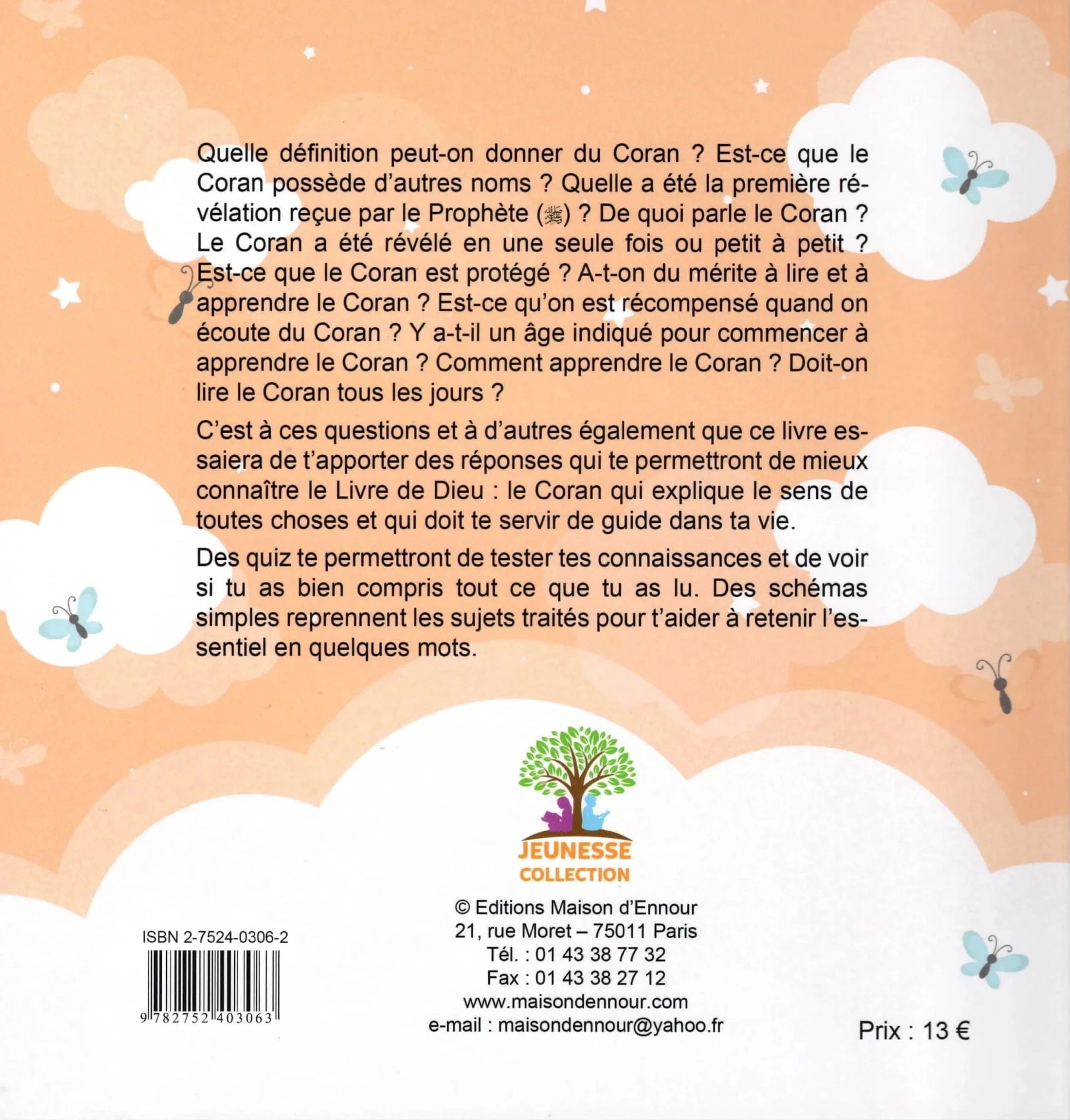 Que sais-tu du Coran ? d'Abderrazak Mahri Maison d'Ennour Livre Islam Enfant 9782752403063 Librairie Musulmane Al-imen