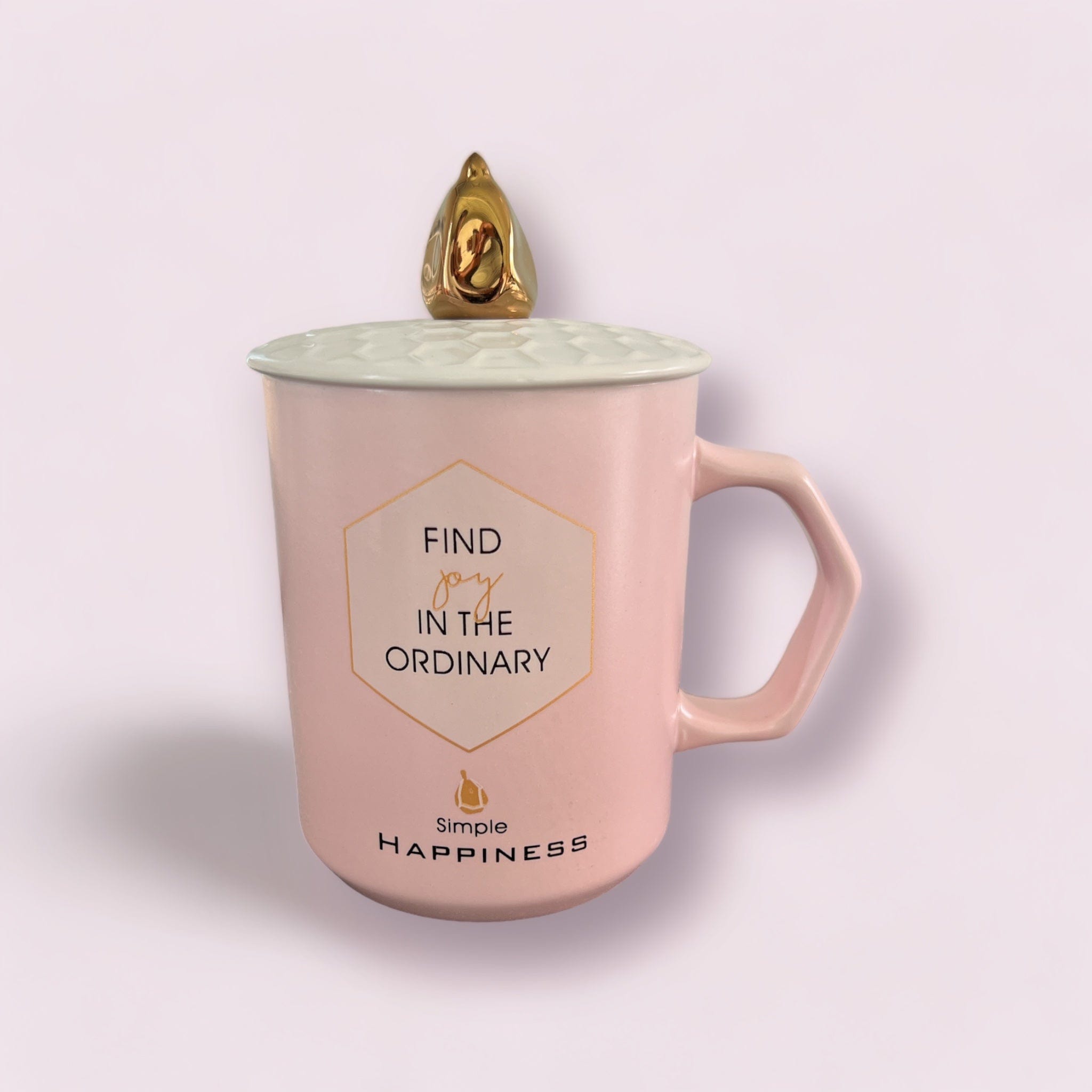 Tasse en céramique couleur pastel avec phrase motivante - Couleur Rose Bonbon - 250 ml Al-imen Décoration 9782492025365 Librairie Musulmane Al-imen
