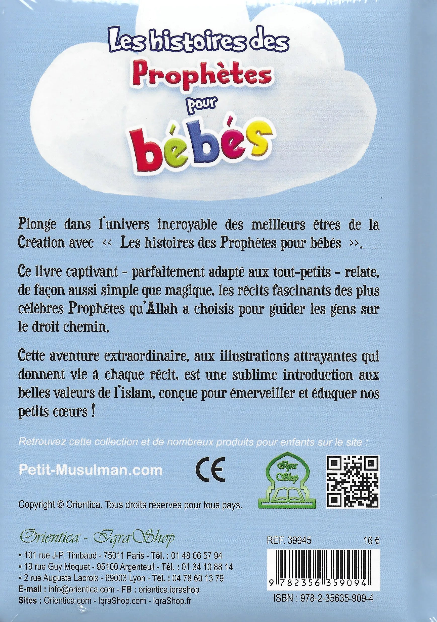 Les histoires des Prophètes pour bébés - Verso