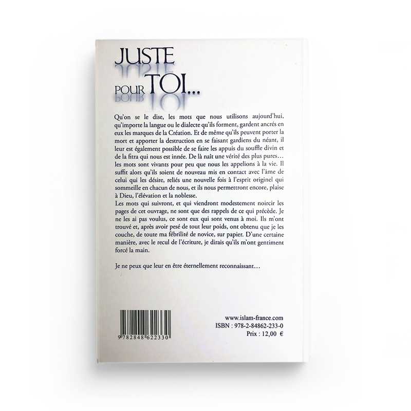 Juste pour toi... Tawhid Livre > Islam > Foi et Spiritualité 9782848622330 Librairie Musulmane Al-imen