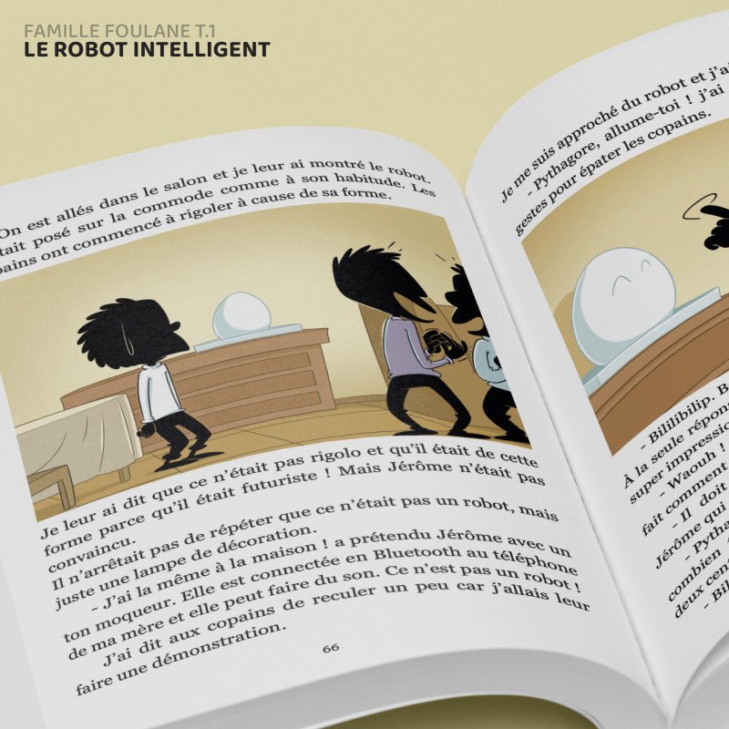 La Famille Foulane (Tome1) - Le Robot Intelligent BDouin disponible chez Al - imen