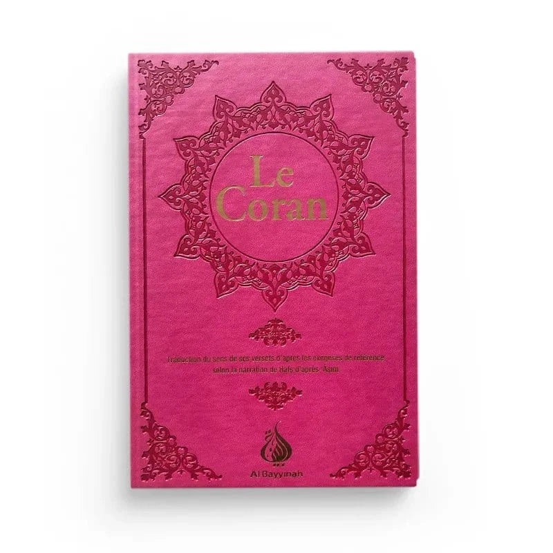 Le Coran : traduction d'après les exégèses de référence - Hafs Al-Bayyinah Livre Coran en Arabe Tajwid Hafs Rose / Moyenne (12 x 17 cm) 9782902526482 Librairie Musulmane Al-imen