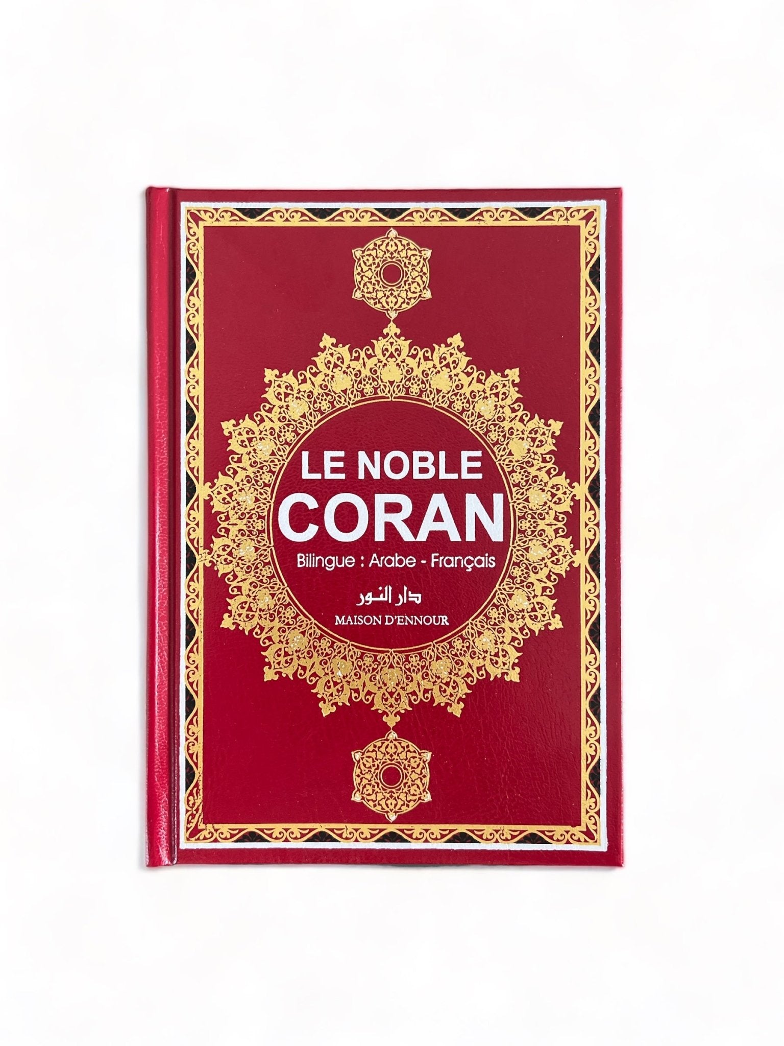 Le coran traduction française du sens de ses verset – ar/fr - 15×21.5 cm Rouge - Coran par Maison d'Ennour disponible chez Al - imen