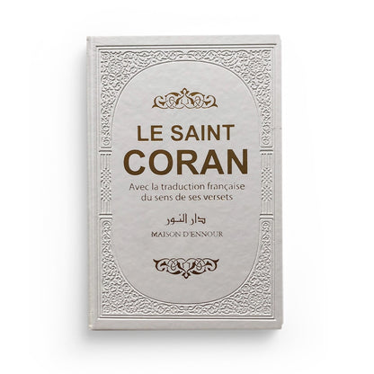 Le saint coran avec la traduction française du sens de ses versets (AR-FR) - arc-en-ciel - BLANC - Maison d'ennour