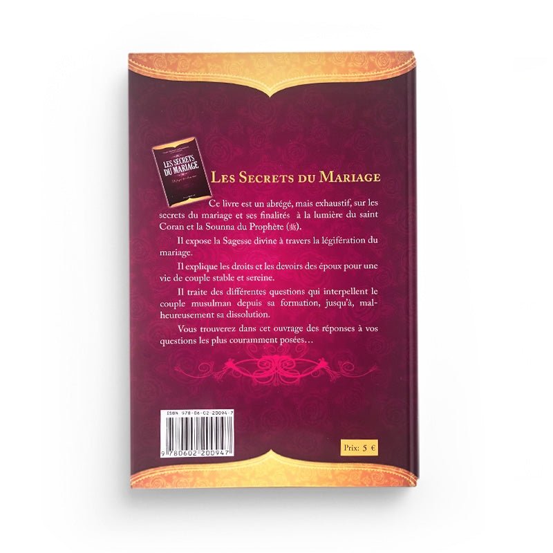 LES SECRETS DU MARIAGE - CHEYKH 'OUTHMAN AL HOUWAYMIDI - EDITIONS AL - IMEN - Livres par édition par Al - imen disponible chez Al - imen