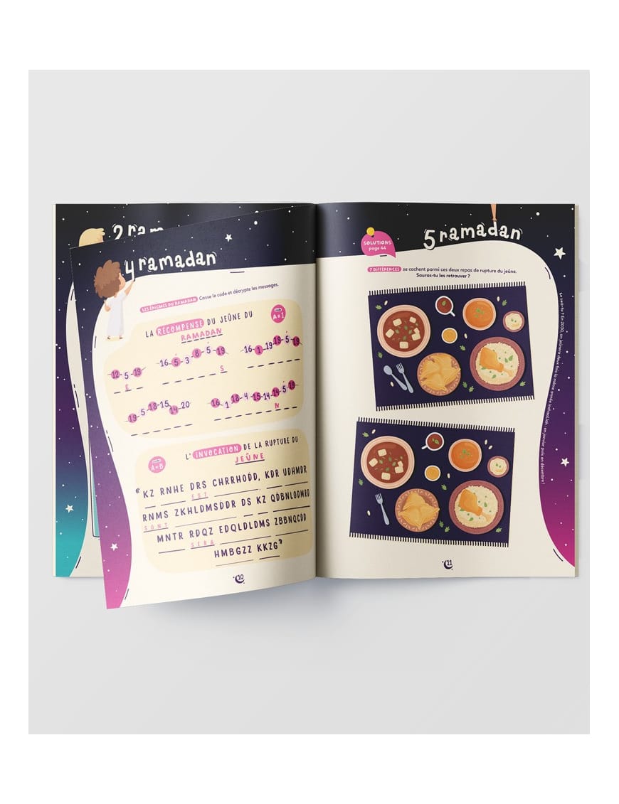 Mon cahier d'activités du ramadan - dès 6 ans - DeeniLearn - Éditions Al-Qamar Al-Qamar Livres > Islam > Apprendre l'Arabe 9782490681358 Librairie Musulmane Al-imen