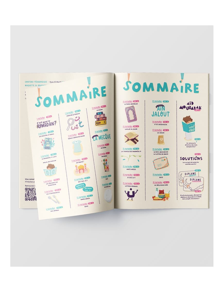 Mon cahier d'activités du ramadan - dès 6 ans - DeeniLearn - Éditions Al-Qamar Al-Qamar Livres > Islam > Apprendre l'Arabe 9782490681358 Librairie Musulmane Al-imen