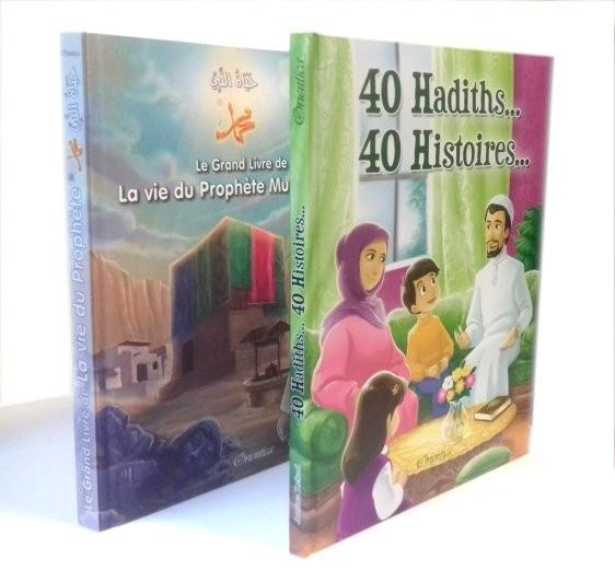 Pack 3 livres de référence : Les Histoires des Prophètes Racontés aux Enfants + Le Grand Livre de la Vie du Prophète + 40 Hadiths... 40 Histoires... (Cartonnés de luxe) Orientica Livre > Islam 9782492026096 Librairie Musulmane Al-imen