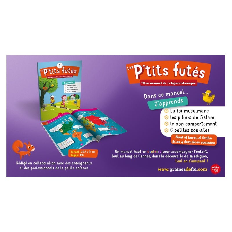 PACK - P'tits futés 1 et 2 - Manuel de religion - Graines de foi Al - imen