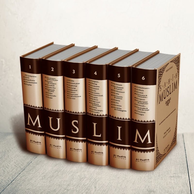 Sahih Muslim ; receuil de hadiths version intégrale complet en 6 volumes (Relié) de Al - husayn muslim Abû Al - imen