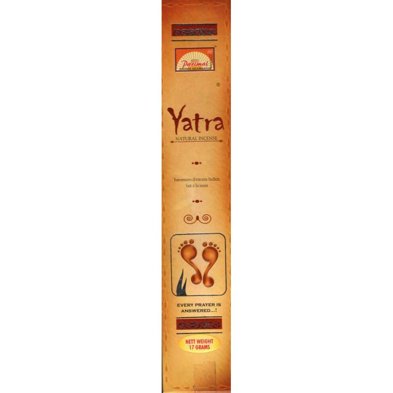 Yatra Encens Indien naturel, 15 bâtonnets (17g), de Parimal Al - imen