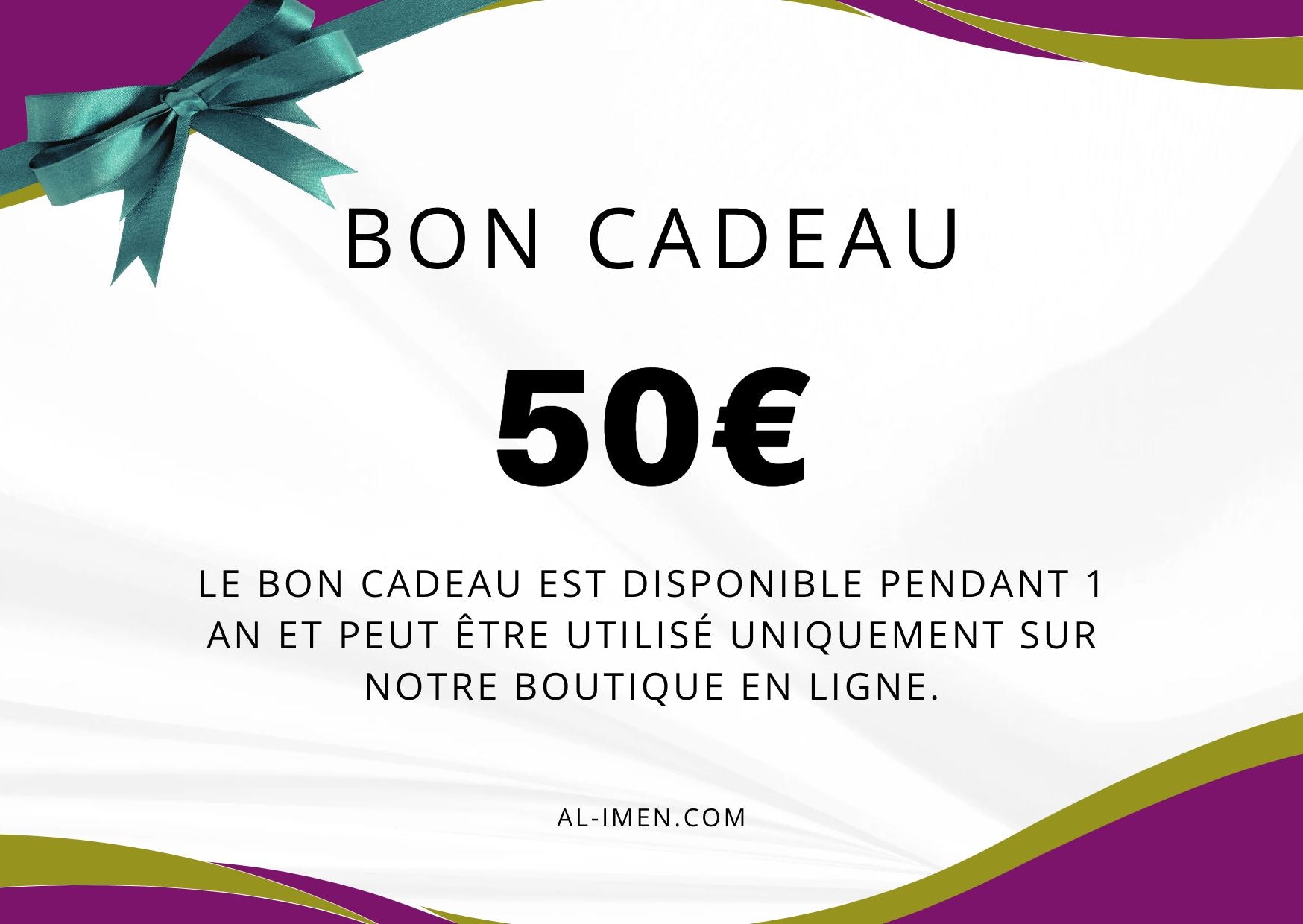 Carte-Cadeau Al-imen | Bon Cadeau 50 €