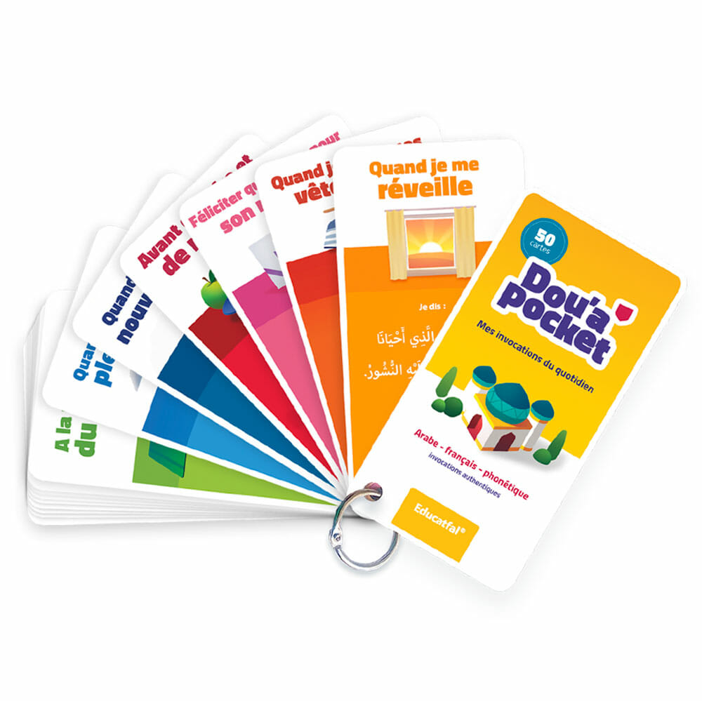 dou-a-pocket-50-jolies-cartes-d-invocations-arabe-francais-phonetique-educatfal